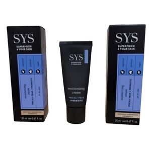 SYS Superfood 4 Your Skin Moisturizing Face Cream 20ml / 0.67 oz 2 Boxes